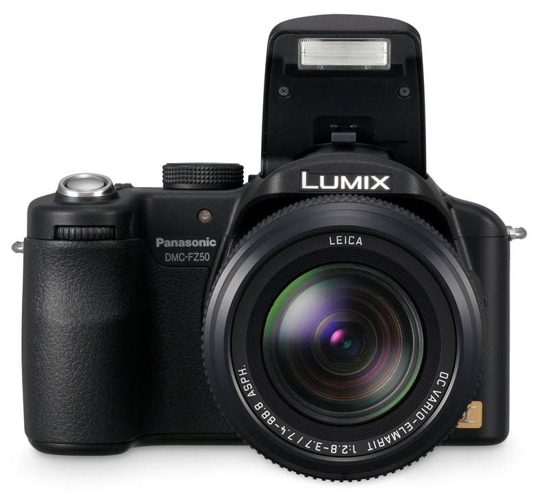 Panasonic DMC-FZ50EB-K Digital Camera - Black (10.1MP, 12x Optical Zoom) 2.0" LCD