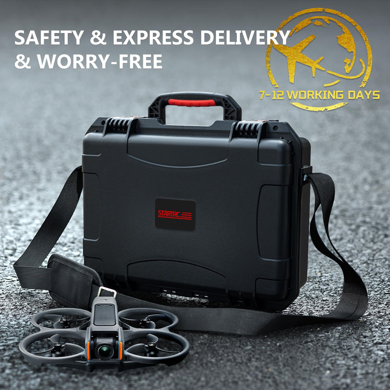 STARTRC Avata 2 Case,Waterproof Carrying Hard Case for DJI Avata 2 Fly More Combo with DJI Goggles 3/RC Motion 3/FPV Remote Controller 3,Battery Charging Hub,FPV Drone Accessories