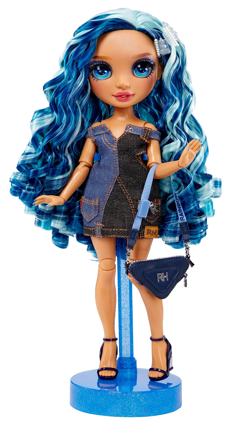 Rainbow High Fantastic Fashion Doll - SKYLER BRADSHAW - Blue 11” Fashion Doll and Playset with 2 Outfits & Fashion Play Accessories - Great for Kids 4-12 Years Old