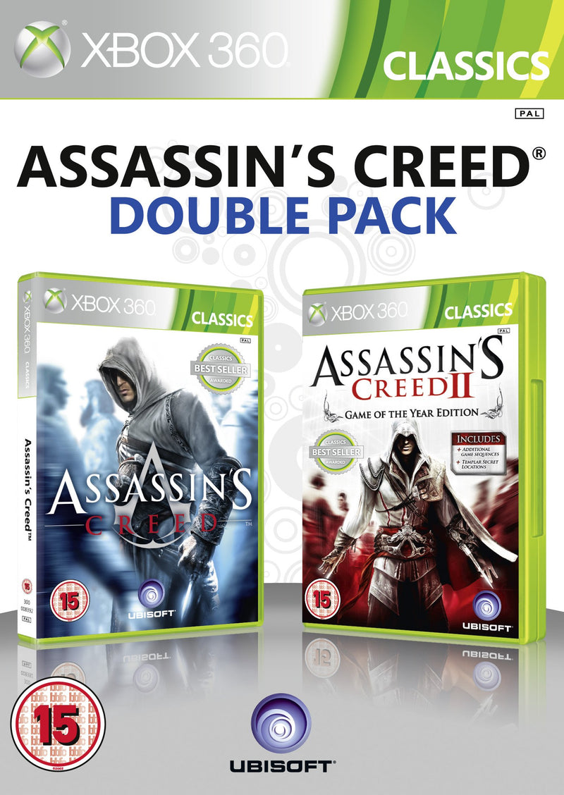 Assassin's Creed 1 & 2 - Ubisoft Double Pack (Xbox 360)