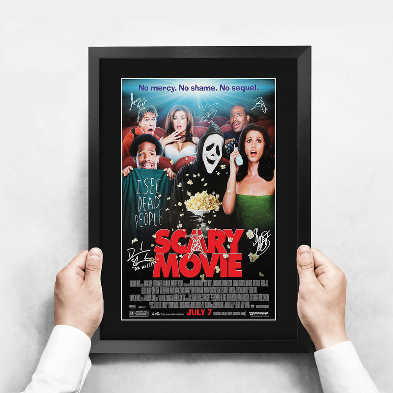 HWC Trading FR A3 Scary Movie Gifts Printed Poster Signed Autograph Picture for Movie Memorabilia Fans