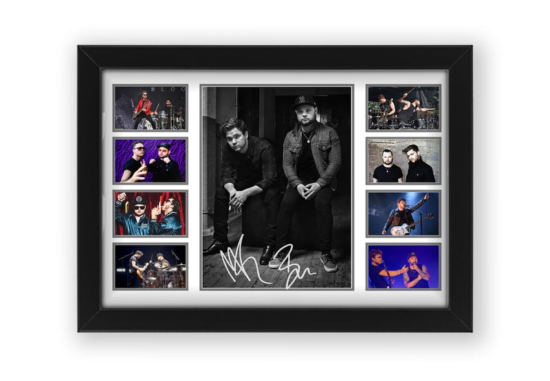 Royal Blood Signed Poster Print- Limited Edition Autograph Fan Gift – Collectible Memorabilia Merchandise (Framed A4 (30x21cm))