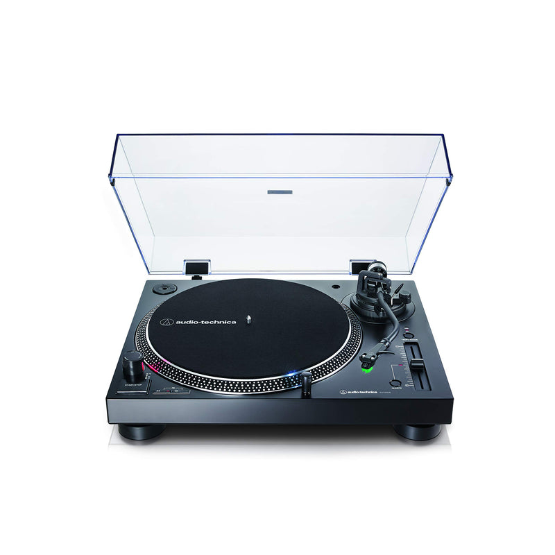 Audio-Technica AT-LP120XUSB Manual Direct-Drive Turntable (Analogue & USB) & Pro-Ject Brush it, Anti static record cleaner with highly conductive carbon brushes