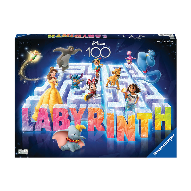 Ravensburger Disney 100th Anniversary Edition Labyrinth Board Game for Kids and Adults Age 7 Years Up - 2 to 4 Players