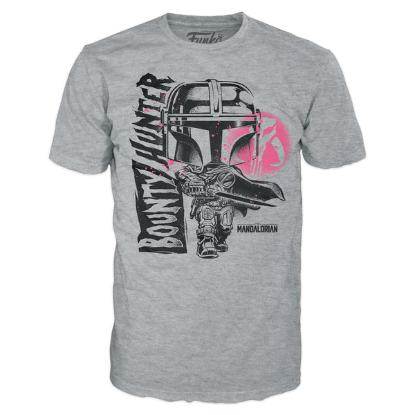 Funko Boxed Tee: the Mandalorian - Mando - Small - (S) - Star Wars Mandalorian - T-Shirt - Clothes - Gift Idea - Short Sleeve Top for Adults Unisex Men and Women - Official Merchandise - Movies Fans