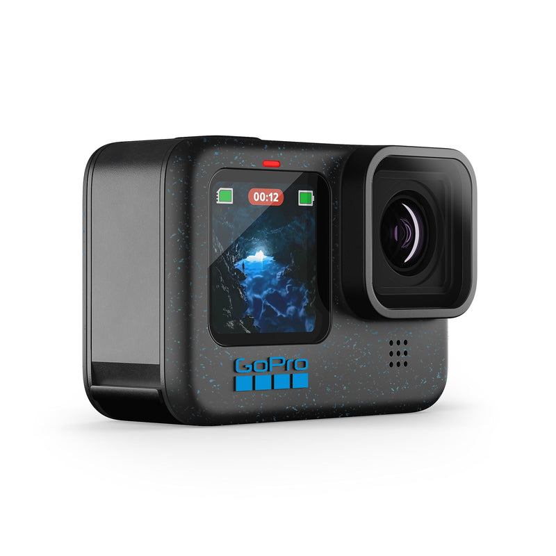 GoPro HERO12 Black - Waterproof Action Camera with 5.3K60 Ultra HD Video, 27MP Photos, HDR, 1/1.9" Image Sensor, Live Streaming, Webcam, Stabilization