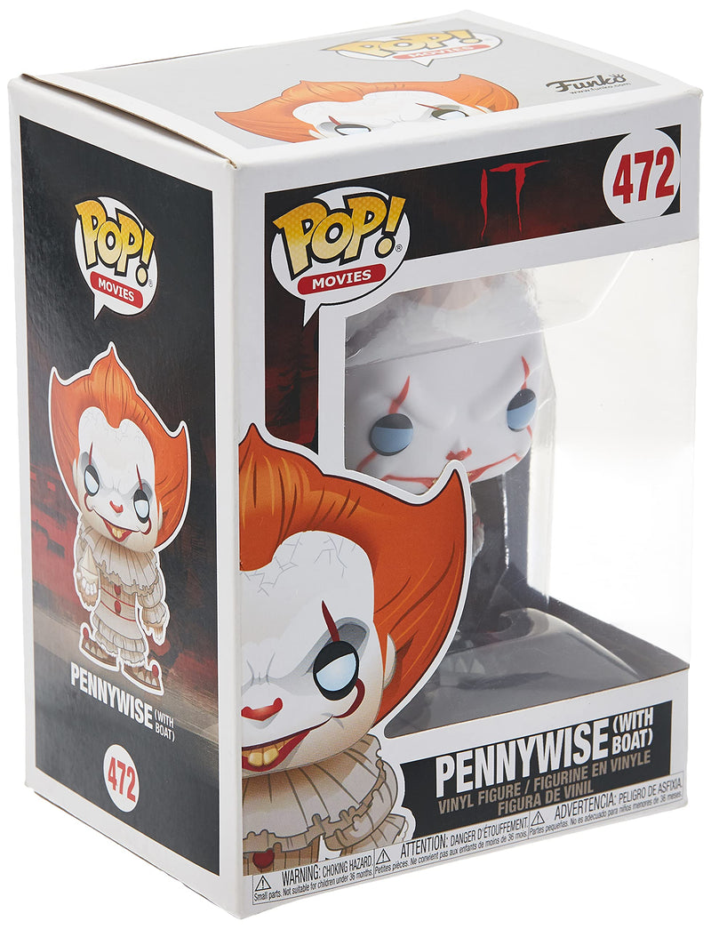 Funko Pop! Movies: IT - Pennywise With Boat - It - Collectable Vinyl Figure - Gift Idea - Official Merchandise - Toys for Kids & Adults - Movies Fans - Model Figure for Collectors and Display