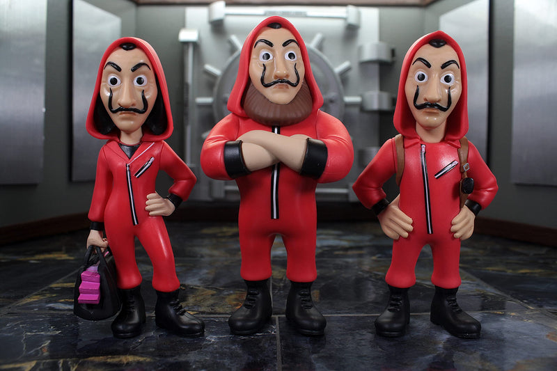 MINIX Bandai Tokyo Model | Collectable Tokyo Figure From The Money Heist TV Series | Bandai Money Heist Toys Range | Collect Your Favourite Money Heist Figures From The Series