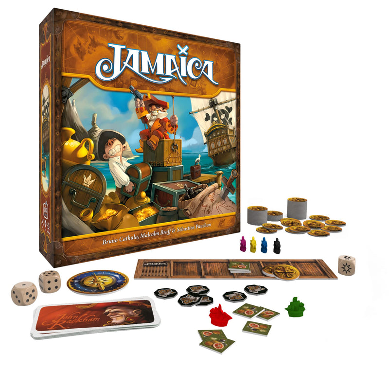 Asmodee Editions | Jamaica 2nd Edition | Board Game | Ages 8+ | 2-6 Players | 30-60 Minutes Playing Time Various, ASMSCJCA03EN