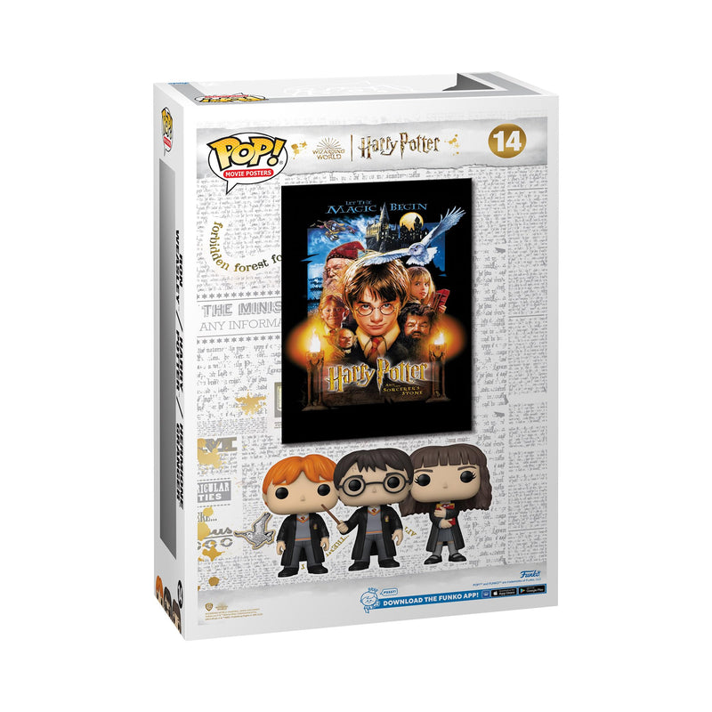 Funko Pop! Movie Poster: Harry Potter - Sorcerer's Scocerers Stone - Collectable Vinyl Figure - Gift Idea - Official Merchandise - Toys for Kids & Adults - Movies Fans - Model Figure for Collectors