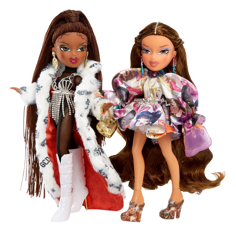 Bratz 573470EUC X Gcds Special Edition Designer Fashion Doll Yasmin Includes Outfit, Accessories, Hairbrush, For Collectors and Kids Ages 7+, Multicolor