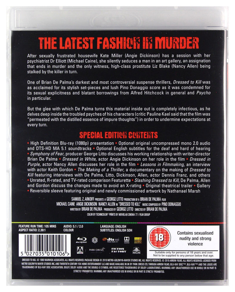 Dressed To Kill [Blu-ray]