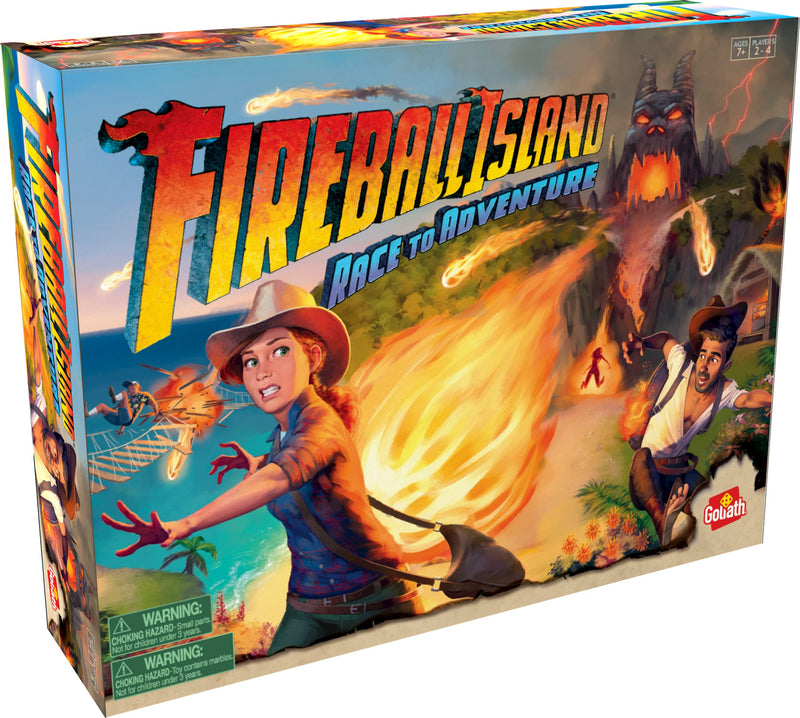 Goliath Games 919445.002 Fireball Island Family Games | for Ages 7+ | for 2-4 Players, Mixed