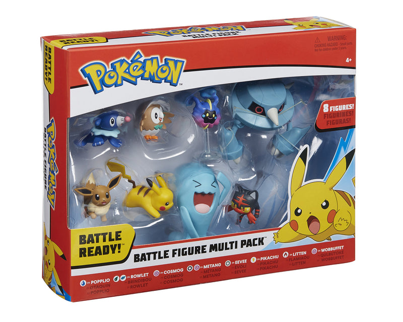 Pokemon Battle 8 Figure Multi Pack (2" & 3")