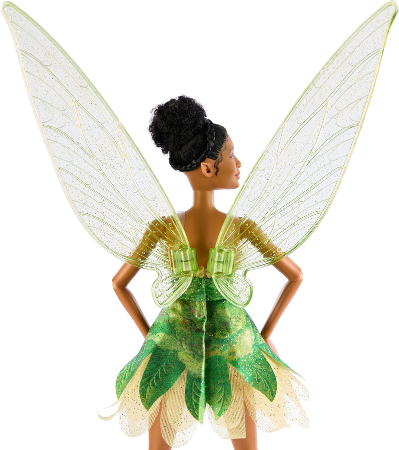 Mattel Disney Movie Peter Pan & Wendy Toys, Tinker Bell Fairy Doll with Wings Inspired by Disney’s Peter Pan & Wendy, Gifts for Kids, HNY37