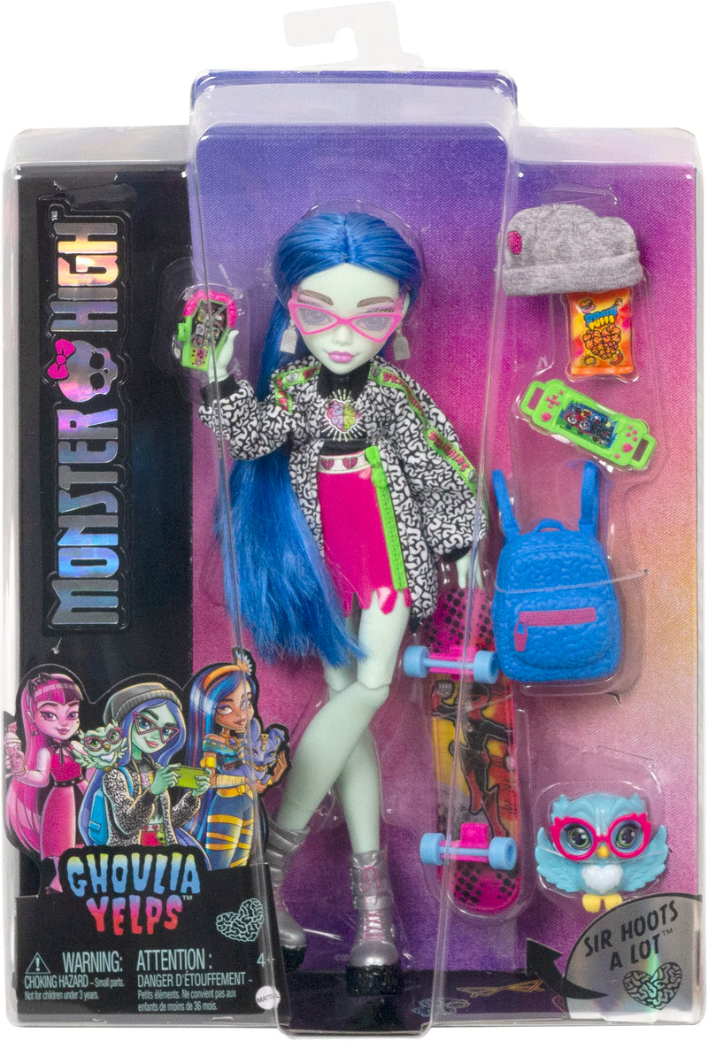 Monster High Ghoulia Yelps with Sir Hoots-A-Lot