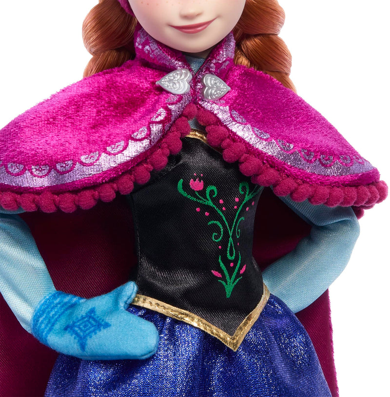 Mattel Disney Frozen Anna and Elsa Collector Dolls to Celebrate Disney 100 Years of Wonder, Inspired by Disney Frozen Movie, Gifts for Kids and Collectors