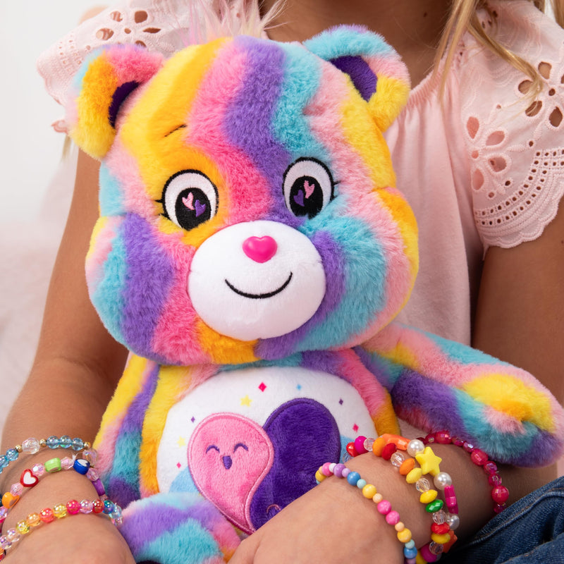 Care Bears | Friend Forever Bear 35cm Medium Plush | Eco Friendly, Collectable Cuddly Toys for Children, Soft Toys for Girls Boys, Cute Teddies Suitable for Girls and Boys Ages 4+ | Basic Fun 22658