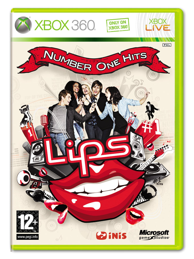 Lips: Number One Hits - Game Only (Xbox 360)