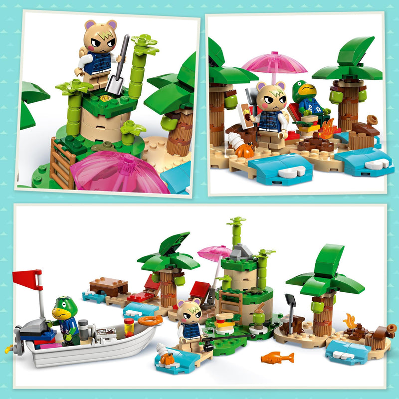 LEGO Animal Crossing Kapp’n’s Island Boat Tour, Buildable Creative Toy for 6 Plus Year Old Kids, Girls & Boys, Features 2 Minifigures from the Video Game Series Including Marshal, Birthday Gift 77048