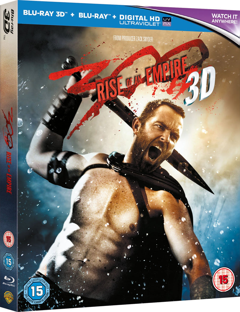 300: Rise Of An Empire [Blu-ray 3D + Blu-ray + UV Copy] [2013] [Region Free]