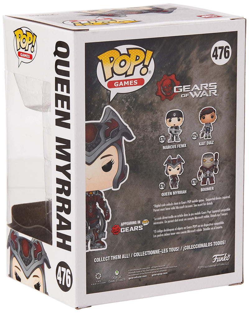 Funko POP!. Games: Gears Of War-Queen Myrrah - Collectable Vinyl Figure For Display - Gift Idea - Official Merchandise - Toys For Kids & Adults - Games Fans - Model Figure For Collectors