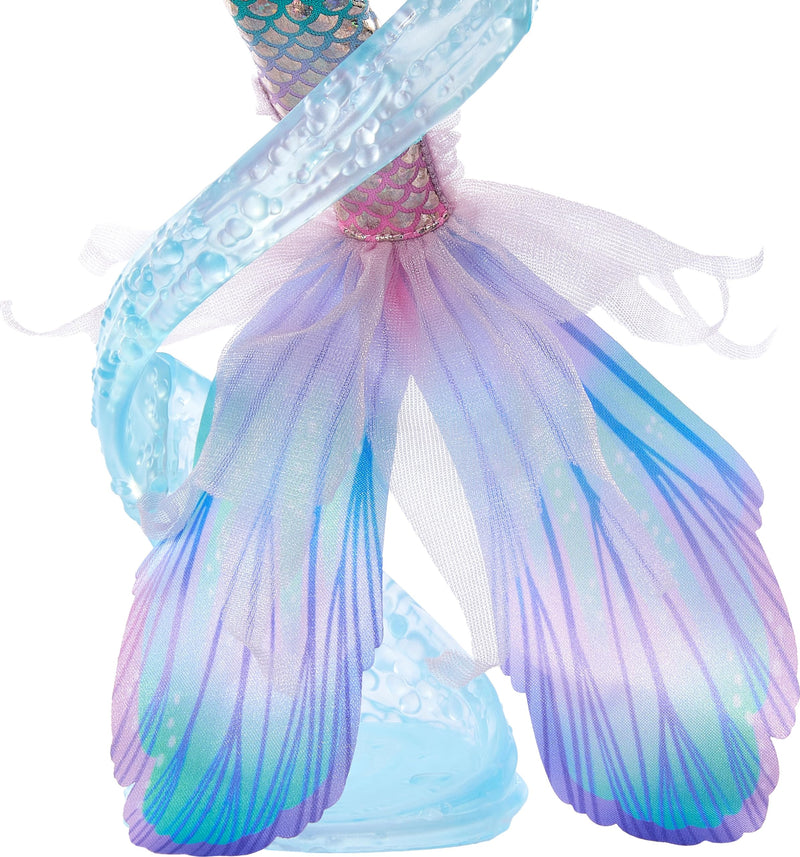 Mattel Disney The Little Mermaid Deluxe Mermaid Ariel Doll with Iridescent Tail, Hair Jewelry Beads, and Doll Stand, HNF42