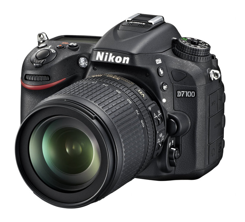 Nikon D7100 Digital SLR Camera with 18-105mm VR Lens Kit (24.1MP) 3.2 inch LCD (Renewed)