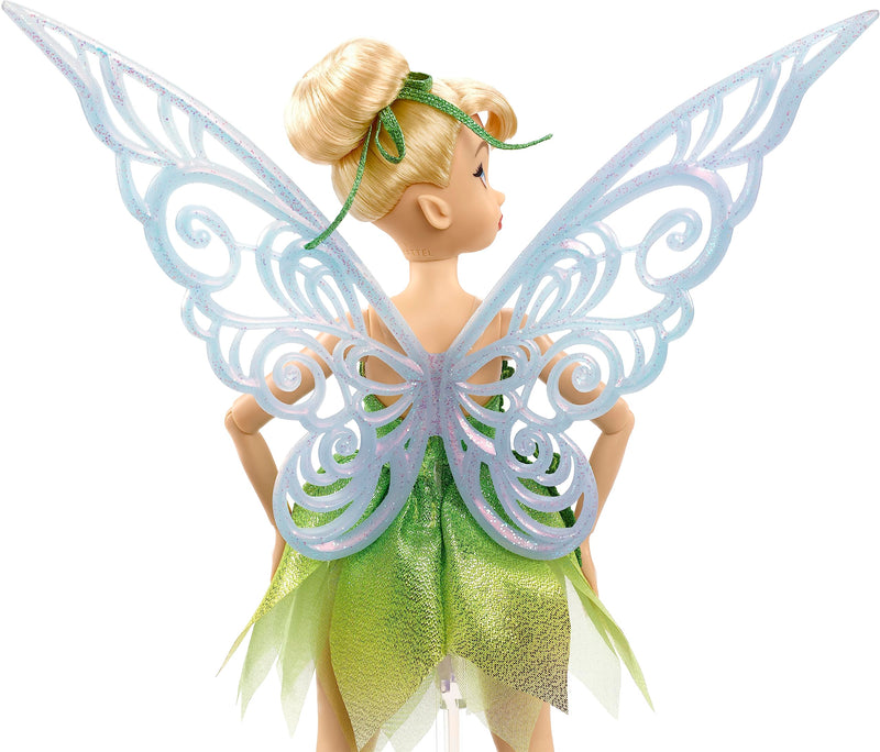 Mattel Disney Collector Tinker Bell Doll with Wings to Celebrate Disney 100 Years of Wonder, Inspired by Disney Movie, Gifts for Kids and Collectors, HLX67