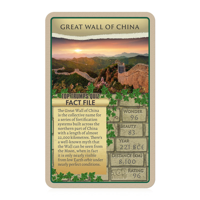 Top Trumps Wonders of the Ancient World Classic Card Game, Learn about Great Pyramid of Giza, Mecca and the Great Wall of China in this educational packed game, gift for ages 6 plus