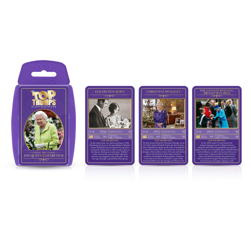 HM Queen Elizabeth Top Trumps Card Game