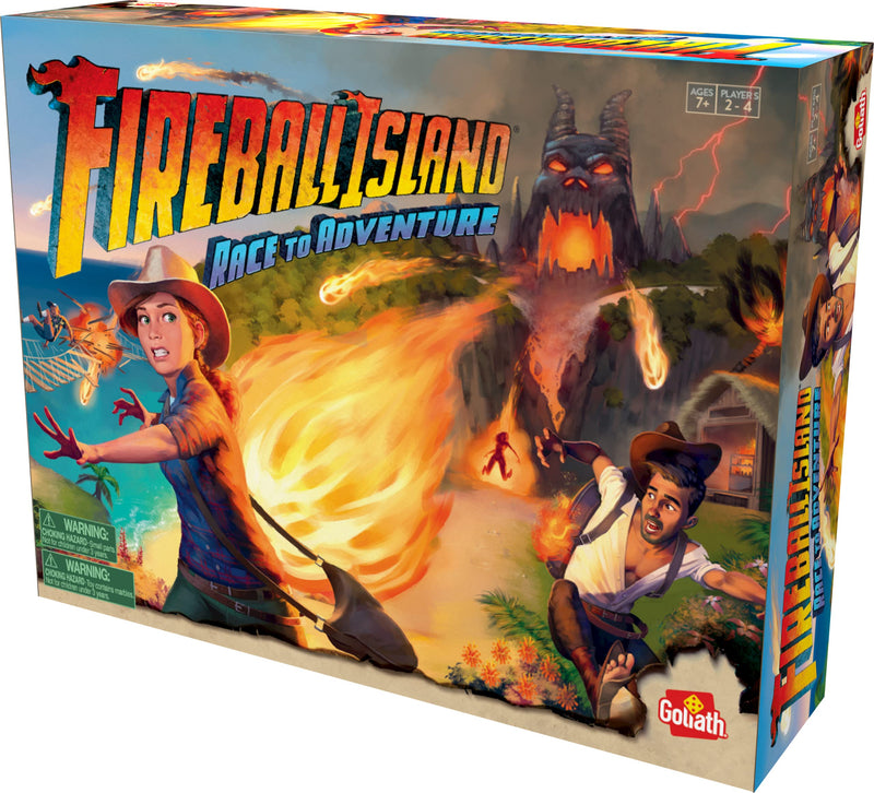 Goliath Games 919445.002 Fireball Island Family Games | for Ages 7+ | for 2-4 Players, Mixed