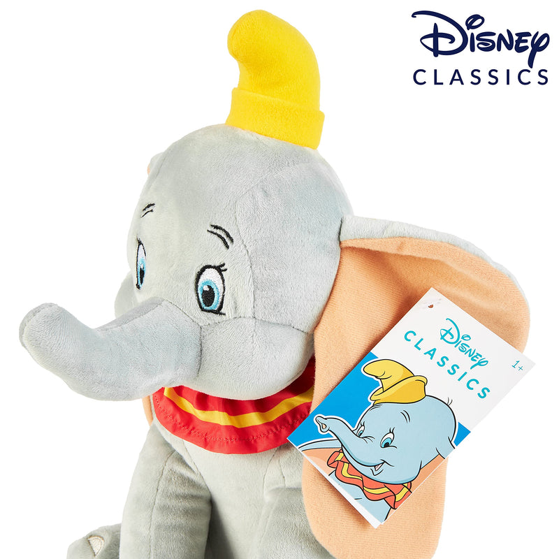 Disney Soft Toys Cute Plush Toys Cuddly Stuffed Animal with Sounds (Grey Dumbo)