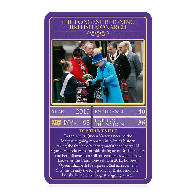 HM Queen Elizabeth Top Trumps Card Game