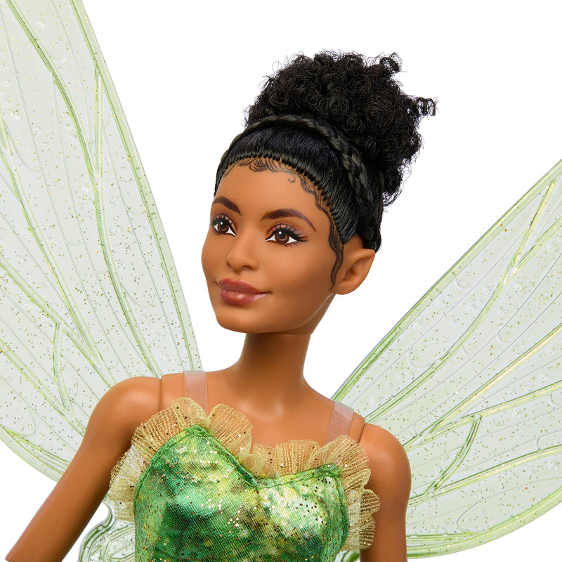 Mattel Disney Movie Peter Pan & Wendy Toys, Tinker Bell Fairy Doll with Wings Inspired by Disney’s Peter Pan & Wendy, Gifts for Kids, HNY37