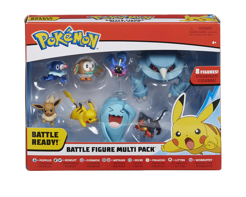 Pokemon Battle 8 Figure Multi Pack (2" & 3")