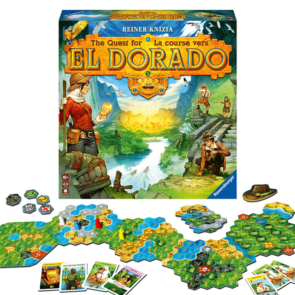 Ravensburger The Quest for El Dorado Strategy Board Games for Adults and Kids Age 10 Years Up - 2 to 4 Players