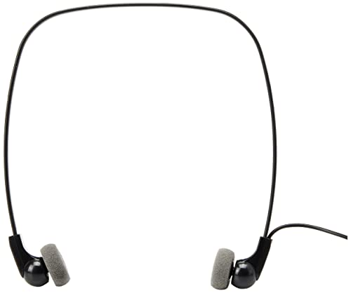 Philips LFH0334 Transcription Headphones for all Philips desktop dictation and transcription systems, black