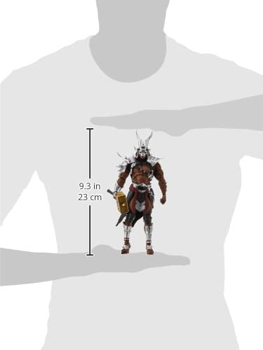 McFarlane Toys, 7-inch Shau Kahn (Platinum) Mortal Kombat 11 Figure with 22 Moving Parts, Collectible Mortal Kombat Figure with collectors stand base – Ages 14+