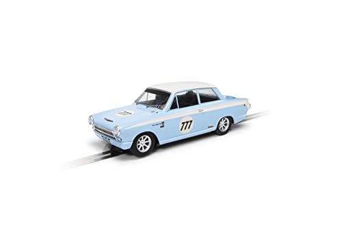 Scalextric C4330 1:32 Ford Lotus Cortina Jordan Slot Car, Racing Track Toy, Accessories for Children's Racetracks