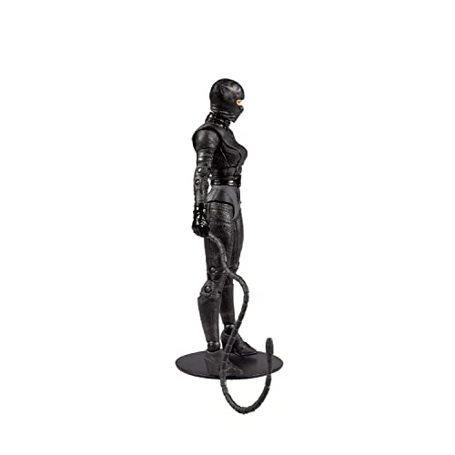 McFarlane Toys, 7-Inch DC Batman Catwoman Action Figure with 22 Moving Parts, Collectible DC Batman Movie Figure with Stand Base and Unique Collectible Character Card – Ages 12+