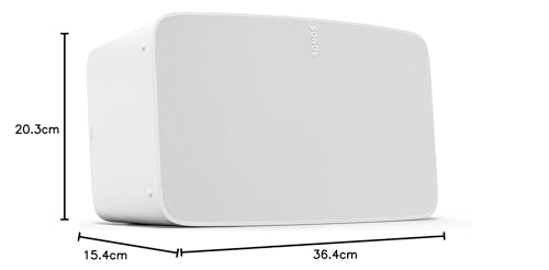 Sonos Five - The high-fidelity speaker for superior sound (White)