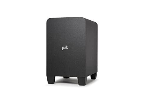 POLK Audio Signa S4 Soundbar with Wireless Subwoofer, eARC, True Dolby Atmos, Bluetooth, Ultra-Slim Sound Bar for TV with Wireless Sub, True 3D Surround Sound, Black