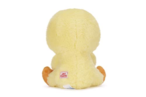 Posh Paws 37510 Swizzels Love Hearts 18cm (7-Inch) Baby Chick ‘I Think You’RE Egg-CELLENT’ Plush Soft Toy