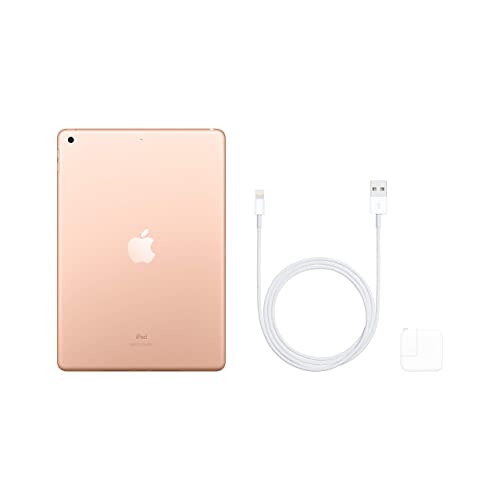 2019 Apple iPad (10.2 inch, WiFi, 128GB) Gold (Renewed)