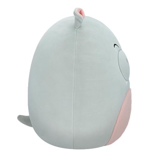 Squishmallows SQCR04133 Harrison - Grey Hippo 12"