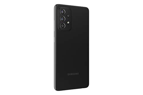 Samsung Galaxy A52 all carriers, 128GB, 5G Smartphone Dual SIM Android Mobile Phone Awesome Black (UK Version) (Renewed)