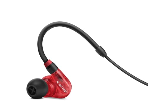 Sennheiser IE 100 PRO Wireless Dynamic In-Ear Monitoring Headphones, Red