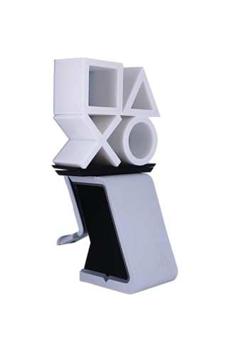 Cable Guys Ikon Charging Stand - Sony Playstation Gaming Accessories Holder & Phone Holder for Most Controllers (Xbox, Play Station, Nintendo Switch) & Phone