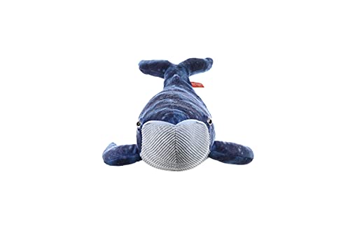 Wild Republic Blue Whale Plush Soft Toy, Cuddlekins Cuddly Toys, Gifts for Kids 30 cm